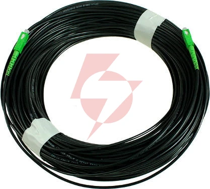 Patchcord światłowodowy sm 90m simplex 9/125 sc/apc-sc/apc zewn