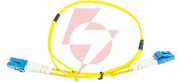 Patchcord światłowodowy sm 0,5m duplex 9/125 lc/upc-lc/upc
