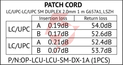 Patchcord światłowodowy sm 1m duplex 9/125, lc/upc-lc/upc