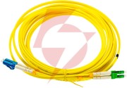 Patchcord światłowodowy sm duplex 9/125 lc/apc-lc/upc 0,5m
