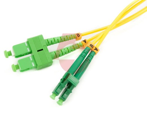 Patchcord światłowodowy sm 5m duplex 9/125, sc/apc-lc/apc 3mm