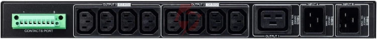 Moduł ats rack 19" powerwalker dla ups do 3000va