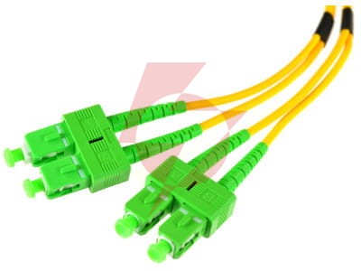 Patchcord światłowodowy sm duplex 9/125, sc/apc-sc/apc 1m