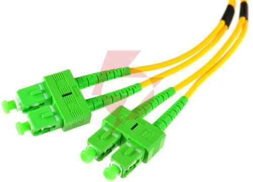 Patchcord światłowodowy sm 10m duplex 9/125, sc/apc-sc/apc