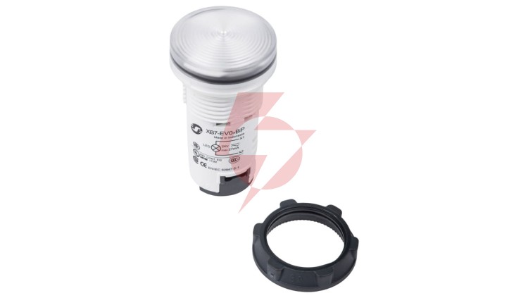 Lampka sygnalizacyjna 22mm biała 24V AC/DC XB7EV07BP