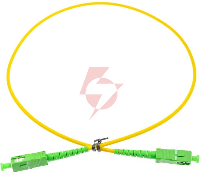 Patchcord światłowodowy sm 0,5m simplex 9/125, sc/apc-sc/apc g.657a1