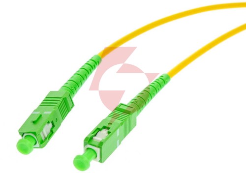 Patchcord światłowodowy sm simplex 9/125 sc/apc-sc/apc 1m