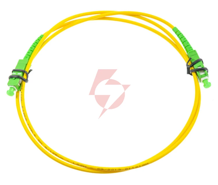 Patchcord światłowodowy sm simplex 9/125 sc/apc-sc/apc 1m