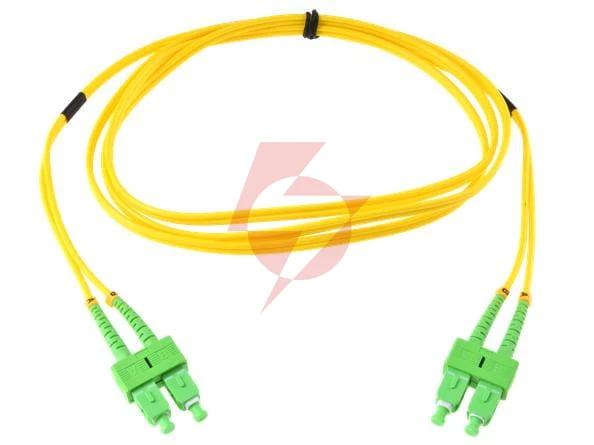 Patchcord światłowodowy sm 1,5m duplex 9/125, sc/apc-sc/apc 