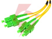 Patchcord światłowodowy sm 1,5m duplex 9/125, sc/apc-sc/apc 