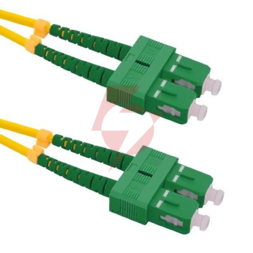 Patchcord światłowodowy sm 1,5m simplex 9/125, sc/apc-sc/apc 3mm