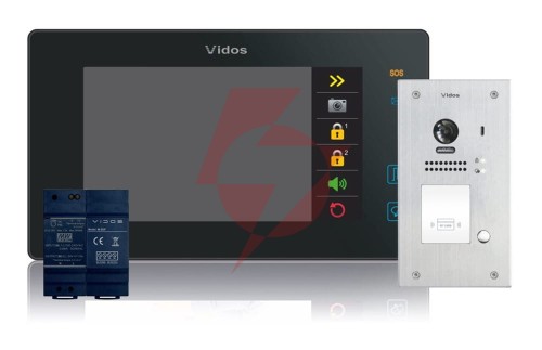 Wideodomofon vidos duo m1021b-2/ s1201a