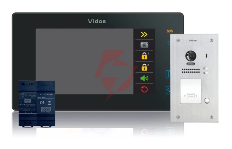 Wideodomofon vidos duo m1021b-2/ s1201a