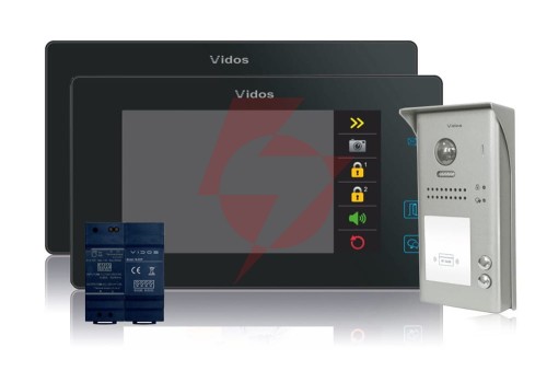 Wideodomofon 2-rodzinny vidos duo 2 x m1021b / s1102a