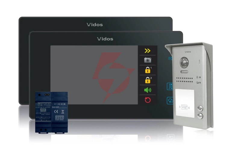 Wideodomofon 2-rodzinny vidos duo 2 x m1021b / s1102a