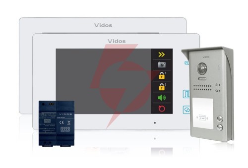Wideodomofon 2-rodzinny vidos duo 2 x m1021w-2 / s1102a