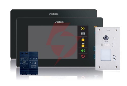 Wideodomofon 2-rodzinny vidos duo 2 x m1021b-2 / s1202a