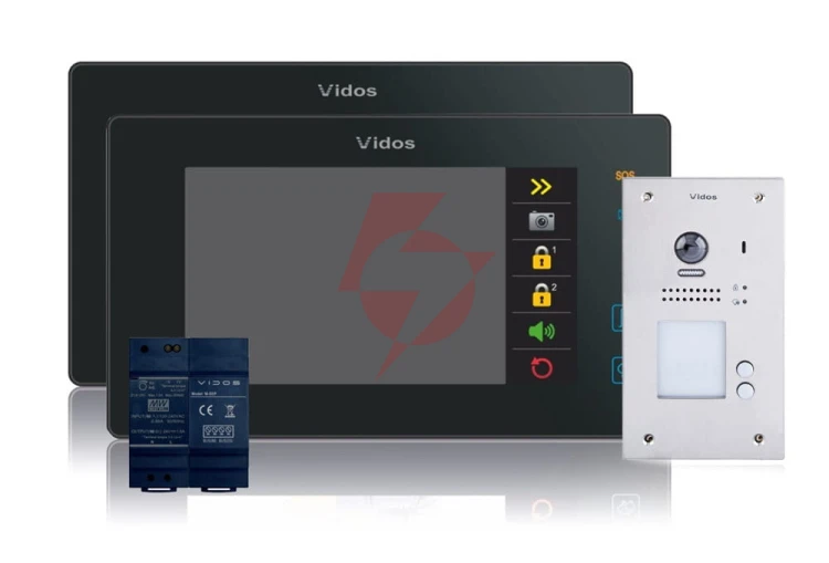 Wideodomofon 2-rodzinny vidos duo 2 x m1021b-2 / s1202a