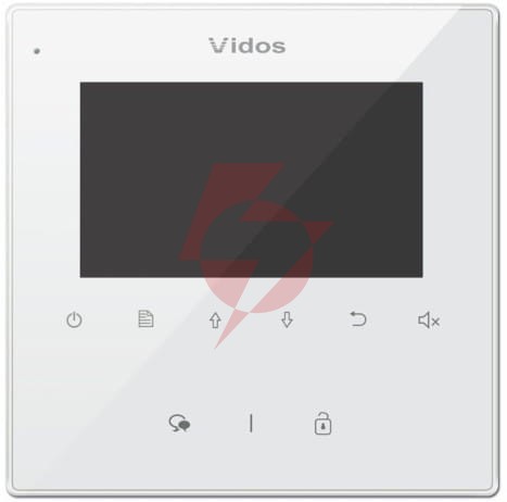 Wideodomofon 4-rodzinny vidos duo 4 x m1022w / s1104a