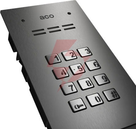 Aco fam-p-1npzsacc panel pod tynk 1-lokator czyt. brel. zamek szyfrowy.