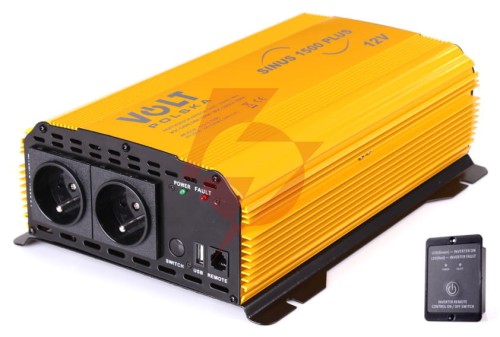 Przetwornica volt polska sinus plus 1500 12v / 230v 1000/1500w