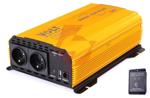 Przetwornica volt polska sinus plus 1500 24v / 230v 1000/1500w