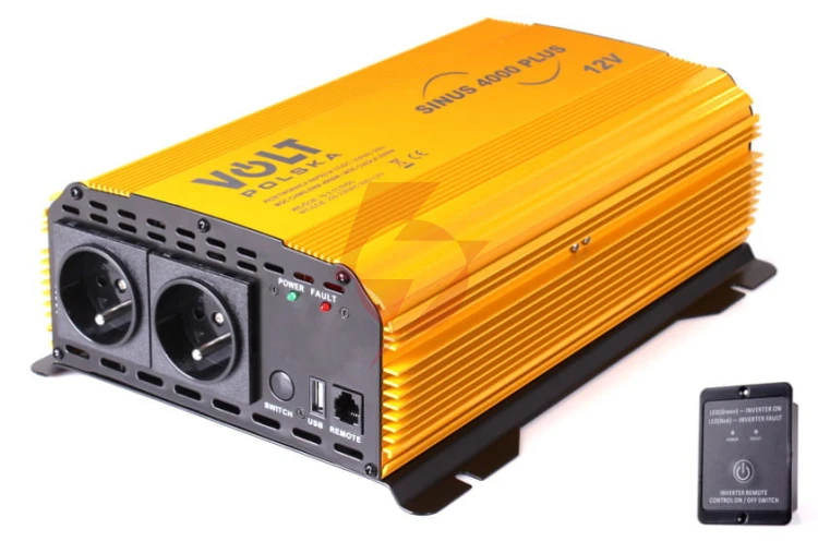 Przetwornica volt polska sinus plus 4000 12v / 230v 2000/4000w