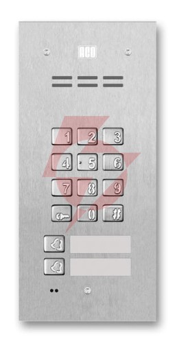 Aco fam-p-2npzsacc panel pod tynk 2-rodzinny czyt. brel. zamek szyfr.