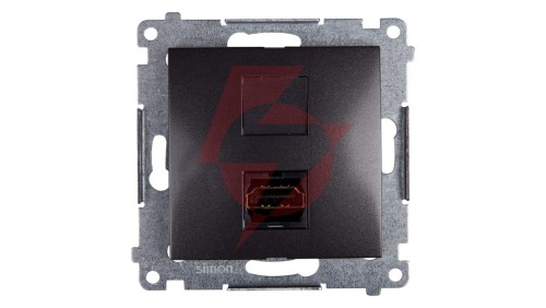 Simon 54 Gniazdo HDMI antracyt DGHDMI.01/48