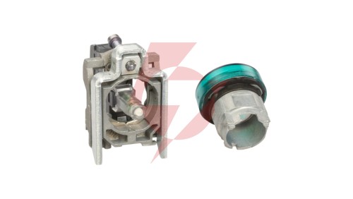 Lampka sygnalizacyjna 22mm zielona 230-240V AC LED XB4BVM3