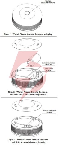 Czujnik dymu fibaro smoke sensor 2 fgsd-002
