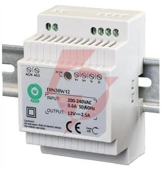 Zasilacz din ''eura'' din30w12 12v 2,5 a dc