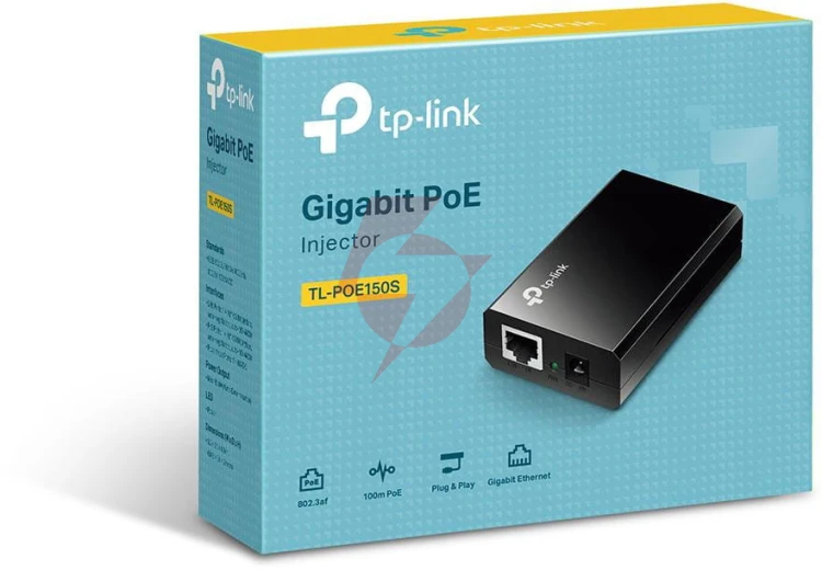 Zasilacz adapter poe 48v tl-poe150s tp-link ieee 802.3af gigabit