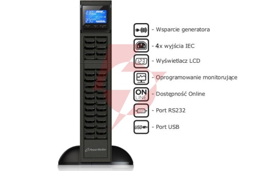 Ups zasilacz awaryjny powerwalker vfi 3000 crs