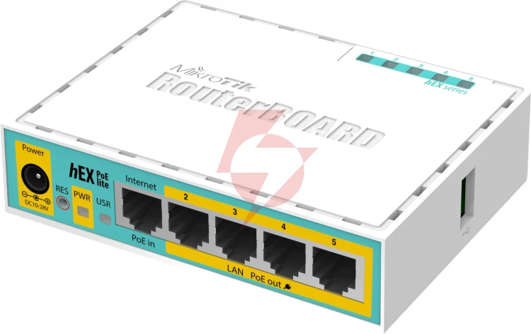 Mikrotik routerboard hex poe lite (rb750upr2)