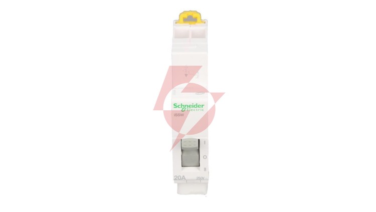 Przełącznik modułowy zasilania I-0-II (sieć-agregat) 20A 1P iSSW A9E18073