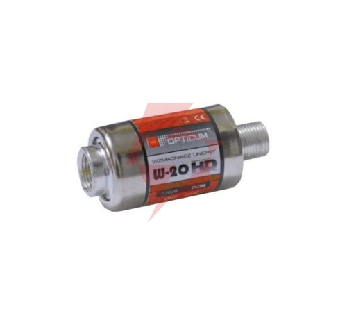 Wzmacniacz w-20 antenowy liniowy przelotowy (wzmocnienie 20db)