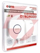 Dzwonek bezprzewodowy ''eura'' wdp-82h2 bezbateryjny, przycisk (kinetyczny), możliwoś