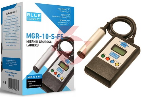 Miernik grubości lakieru blue technology mgr-10-s-fe