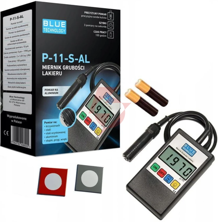Miernik grubości lakieru blue technology p-11-s-al