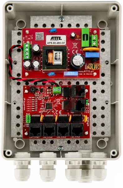 Switch 5-portowy poe atte ip-5-11-m2