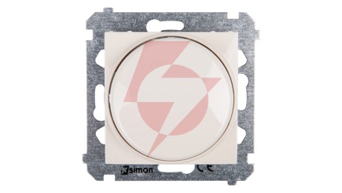 Simon 54 Ściemniacz naciskowo-obrotowy 20-500W kremowy DS9T.01/41