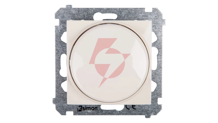 Simon 54 Ściemniacz naciskowo-obrotowy 20-500W kremowy DS9T.01/41
