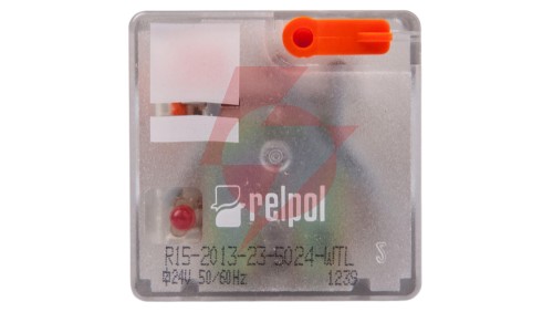Przekaźnik przemysłowy 3P 10A 24V AC AgNi R15-2013-23-5024-WTL 804645