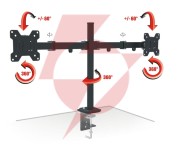 Uchwyt tv ax pixel twin opticum 13-27