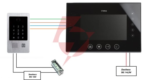 Wideodomofon vidos m670b-s2/s20da