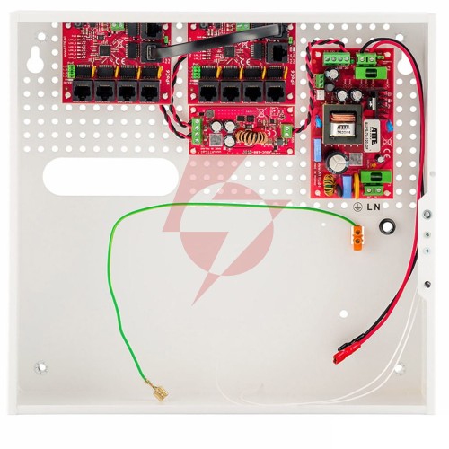 Switch poe 9-portowy z zasilaniem buforowym atte ipups-9-11-f