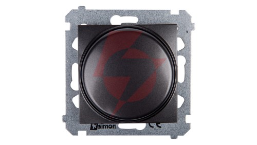 Simon 54 Ściemniacz naciskowo-obrotowy 20-500W antracyt DS9T.01/48