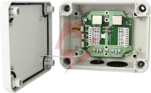 Zewnętrzne zabezpieczenie ip serii extreme z ochroną poe ewimar box-2-ptf-51-ext/poe