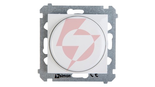 Simon 54 Ściemniacz naciskowo-obrotowy 20-500W biały DS9T.01/11